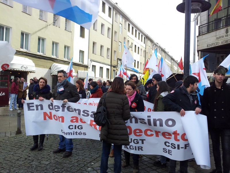 A CIG-Ensino exixe ao Ministerio e á Consellaría a retirada do Decreto 3+2 tras do “contundente” rexeitamento da comunidade universitaria